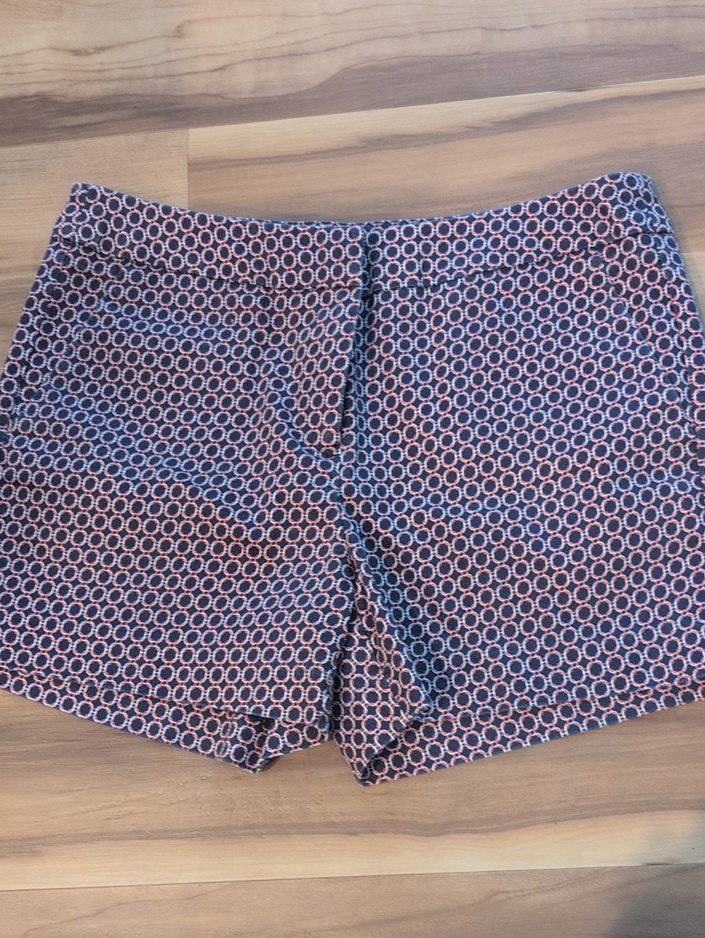 Kenar Navy and Pink Geometric Circle Shorts